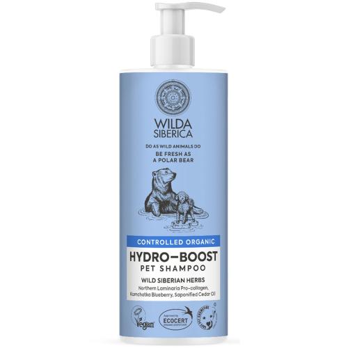 Natura Siberica Wilda Organic Hydro-Boost Pet Shampoo Οργανικό Σαμπουάν Ενυδάτωσης για Κατοικίδια με Ξηρό Τρίχωμα 400ml